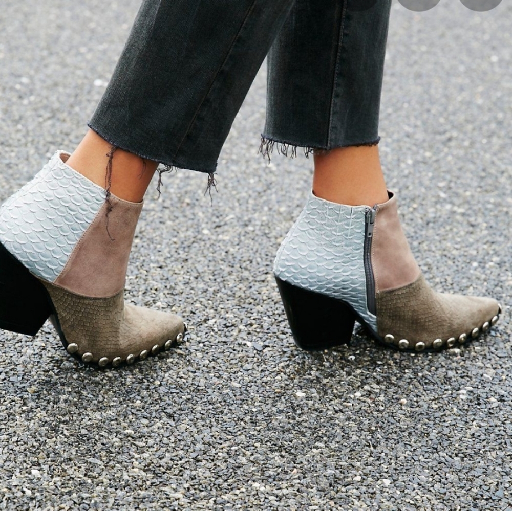 Jeffrey Campbell Deville Studded Western Boots